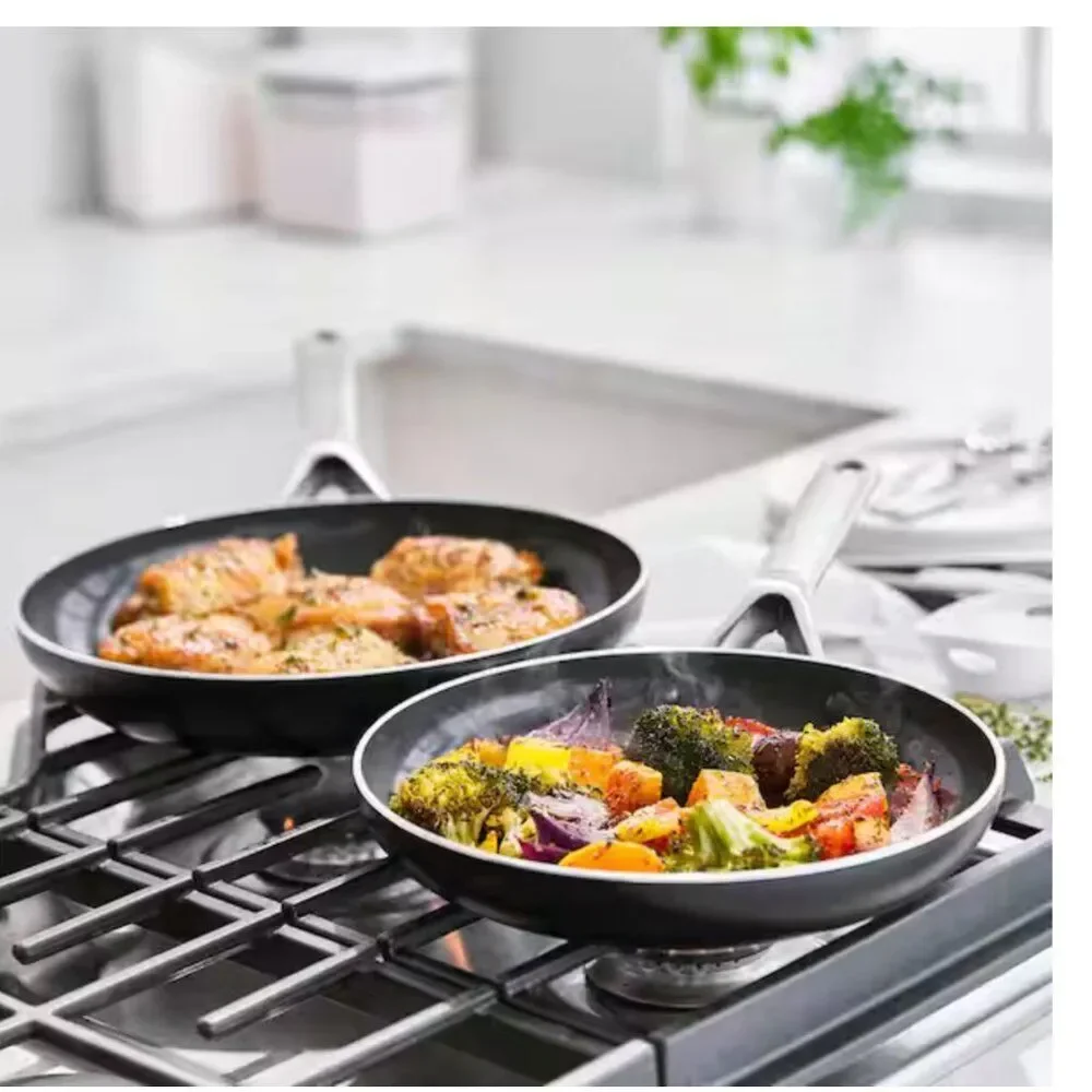 OXO Good Grips Non-Stick Black Hard Anodized Aluminum Frying Pan Skillet 10 Inch